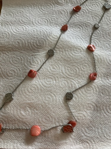 Coral and metal long - coral,