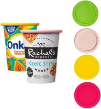 4 Pcs Reusable Yogurt Pot Lids