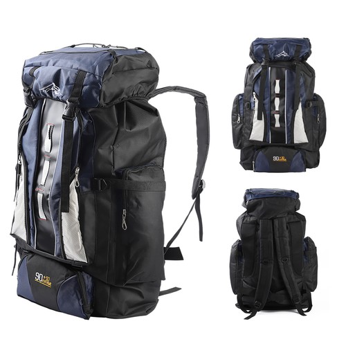 100l hiking camping bag - 100l,
