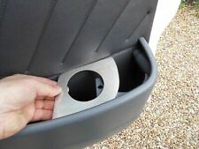 CITROEN FIAT PEUGEOT 1998 - 2006 NEW STAINLESS STEEL DOOR INSERT CUP HOLDER