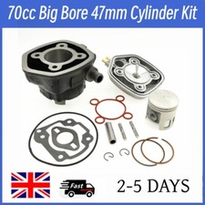 70cc Big Bore 47mm Cylinder Kit Head Gasket for Aprilia SR 50 Yamaha Aerox 50 UK