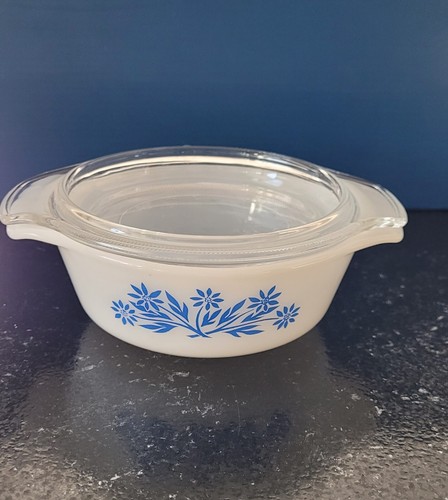 Vintage fire king blue - fire,