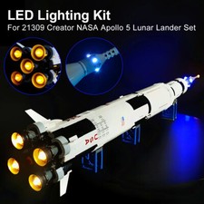 LED Light Kit Set For (LEGO Ideas Apollo Saturn V 21309 ) Building Blocks Model