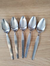 Five Viners Profile Stainless Korea grape Fruit Spoons. G.C.