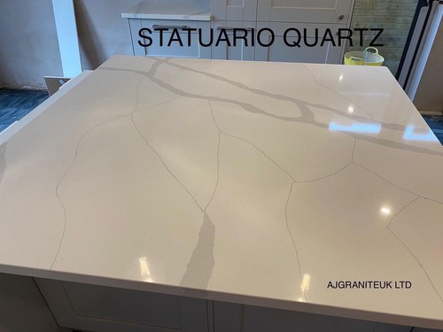 Beautiful white quartz - beautiful, marble
