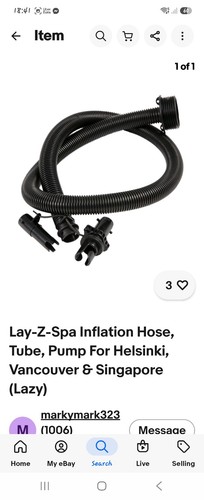 Lay spa inflation - inflation, hose
