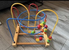 children's wooden bead maze