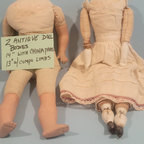 Antique doll bodies - doll,