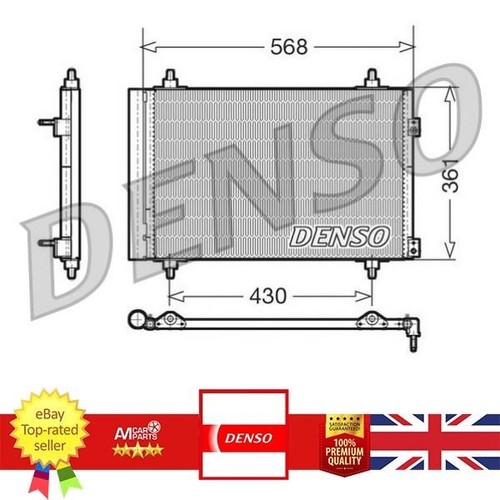 Condenser for citroen - condenser,