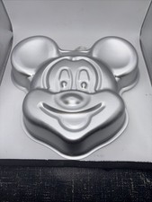 Mickey Mouse Metal Cake Tin Head Shape - Disney Vintage