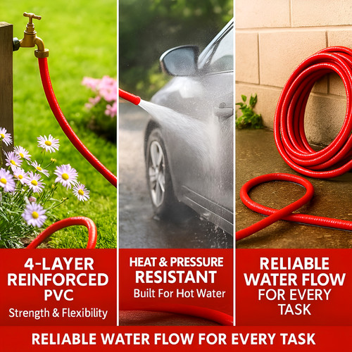 Red hot water - red,