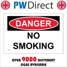 SIGN Danger No Smoking Garage