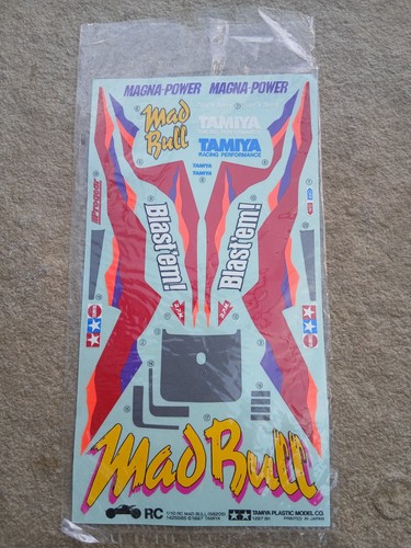Tamiya mad bull - bull, sticker