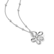 Daisy London Daisy Bow Necklace in Sterling Silver - BPN01_SLV