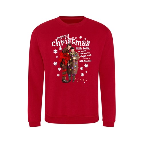 Home alone xmas santa red - xmas,