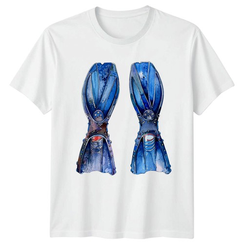 Scuba diving fins shirt - scuba, t-shirt