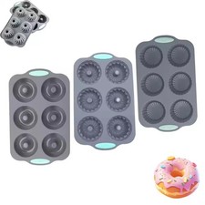 6 Hole Silicone Donut Mold Non