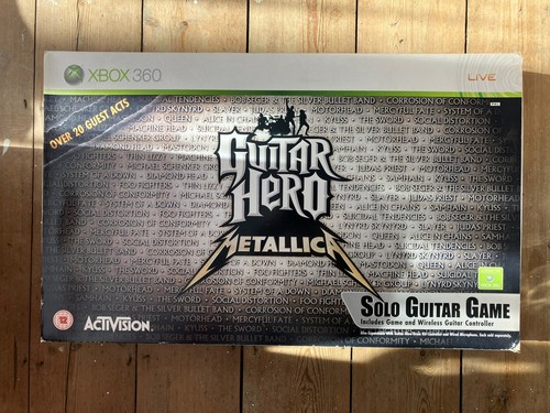 Xbox 360 guitar hero - guitar, metallica