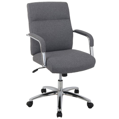 High back fabric task chair - back,