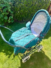Vintage silver cross pram - vintage,