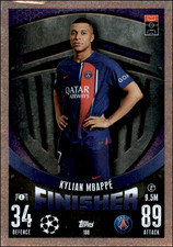 MATCH ATTAX 2023/24 Kylian Mbappe Finisher Card #188