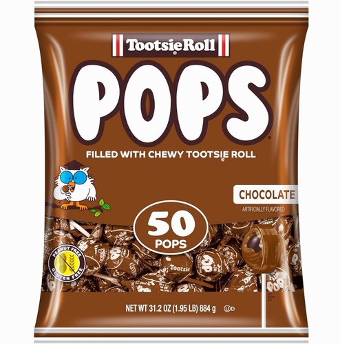 Tootsie pops chocolate - tootsie,