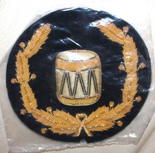 5 x Large Gold Bullion Drum Major Rank Arm Badges