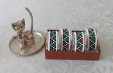 New Set Of 4 Silver Colour and