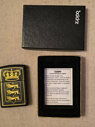 Vintage zippo 528 richard lion - vintage,