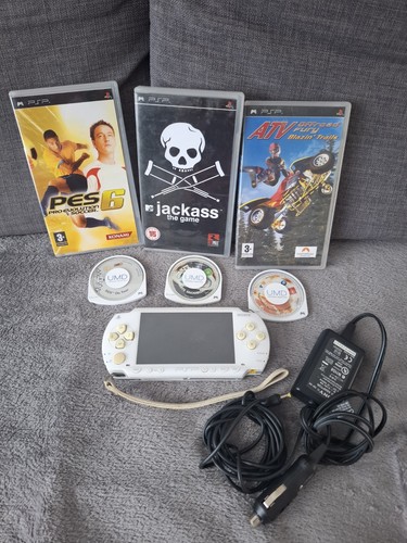 Sony psp white handheld - psp,