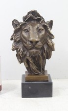 Bronze Sculpture of a Lion's