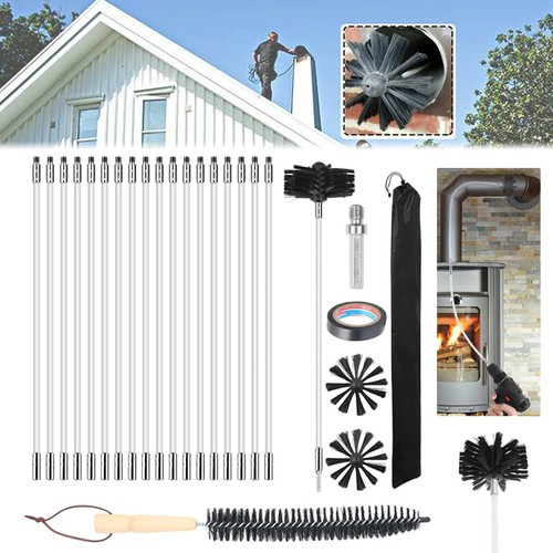 24x chimney cleaning brush kit - 24x,