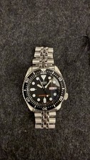 Seiko SKX007 Black Diver Watch
