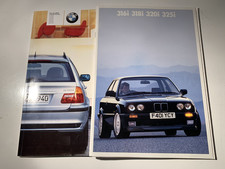 BMW Showroom Sales Brochure x 2 316i,318i,320i,325i 1989 & 3 Series Touring 2002