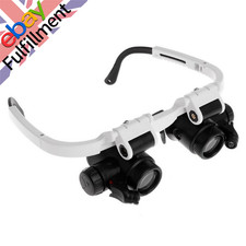 LED 8X 15X 23X Adjustable Magnifier Grass Eye Loupe Lens Jewelry Watch Repair