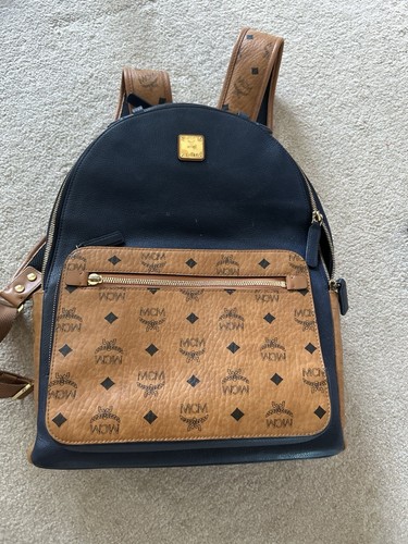 Mcm backpack large leather - mcm,