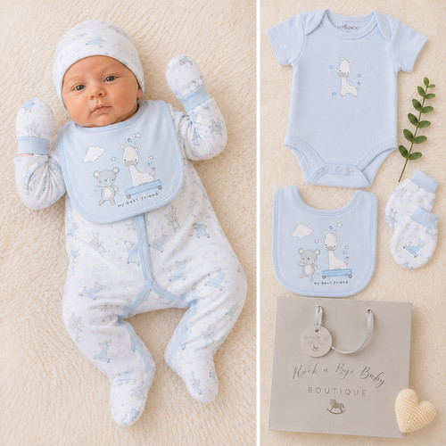 Baby boy gift set - set, blue