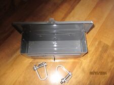 MASSEY FERGUSON   GRAY TRACTOR  TOOL BOX  AND BRACKETS T20 FE35