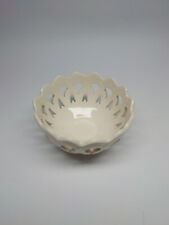 Vintage Leeds Creamware Pottery Bowl Hartley Green's & Co England