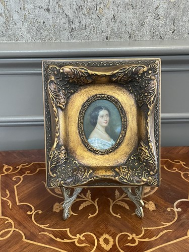 Ornate oil painting - oil,