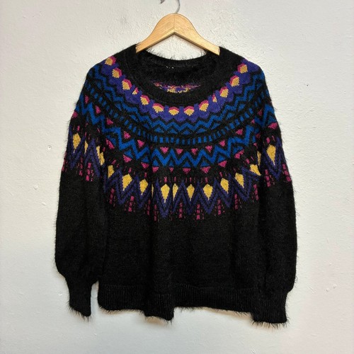 Icelandic pattern knit jumper - pattern,