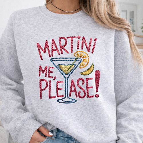 Martini sweatshirt - martini, me!