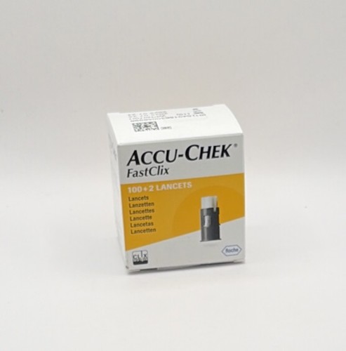Accu chek fastclix lancets - accu, box