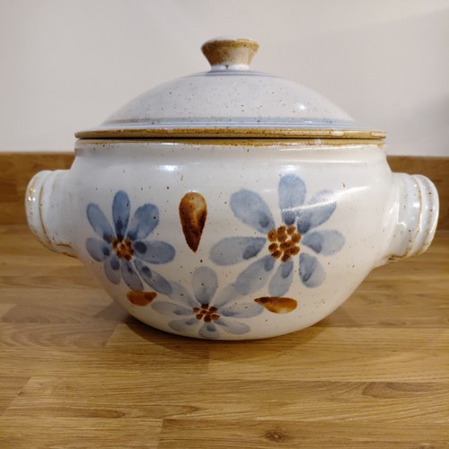 Large studio pottery casserole - studio,