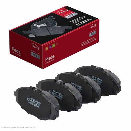 Apec front brake pad set - front,