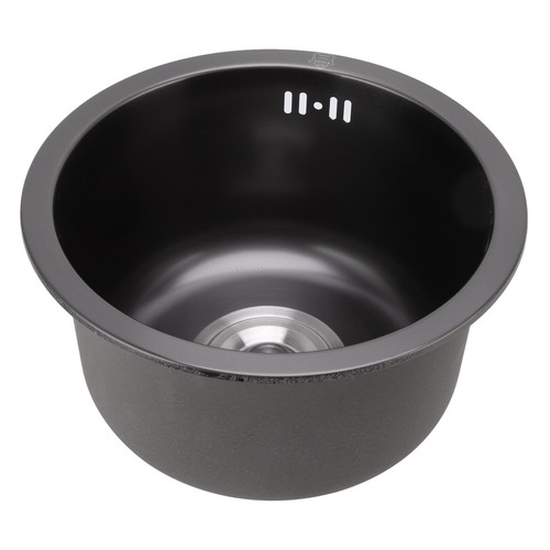 Black mini round - mini, sink