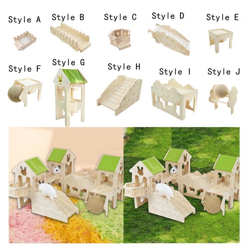 Bunny house habitat decor - bunny,