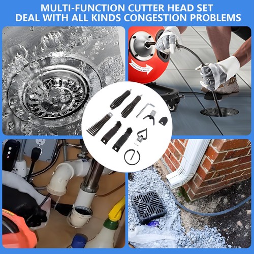 Drain auger bits - drain,