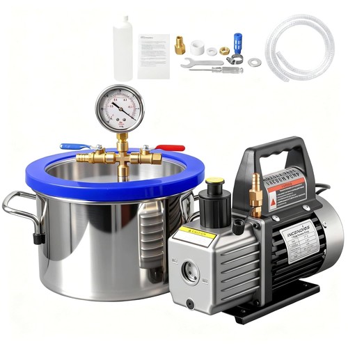 Vacuum chamber with 3 - vacuum,