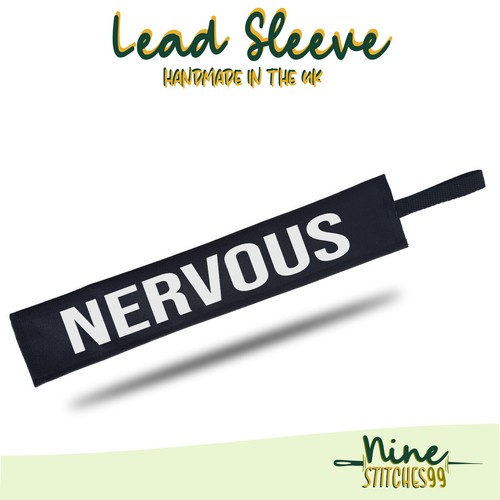 Nervous dog lead - lead, sleeve